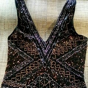 Hale Bob Sequins Dress